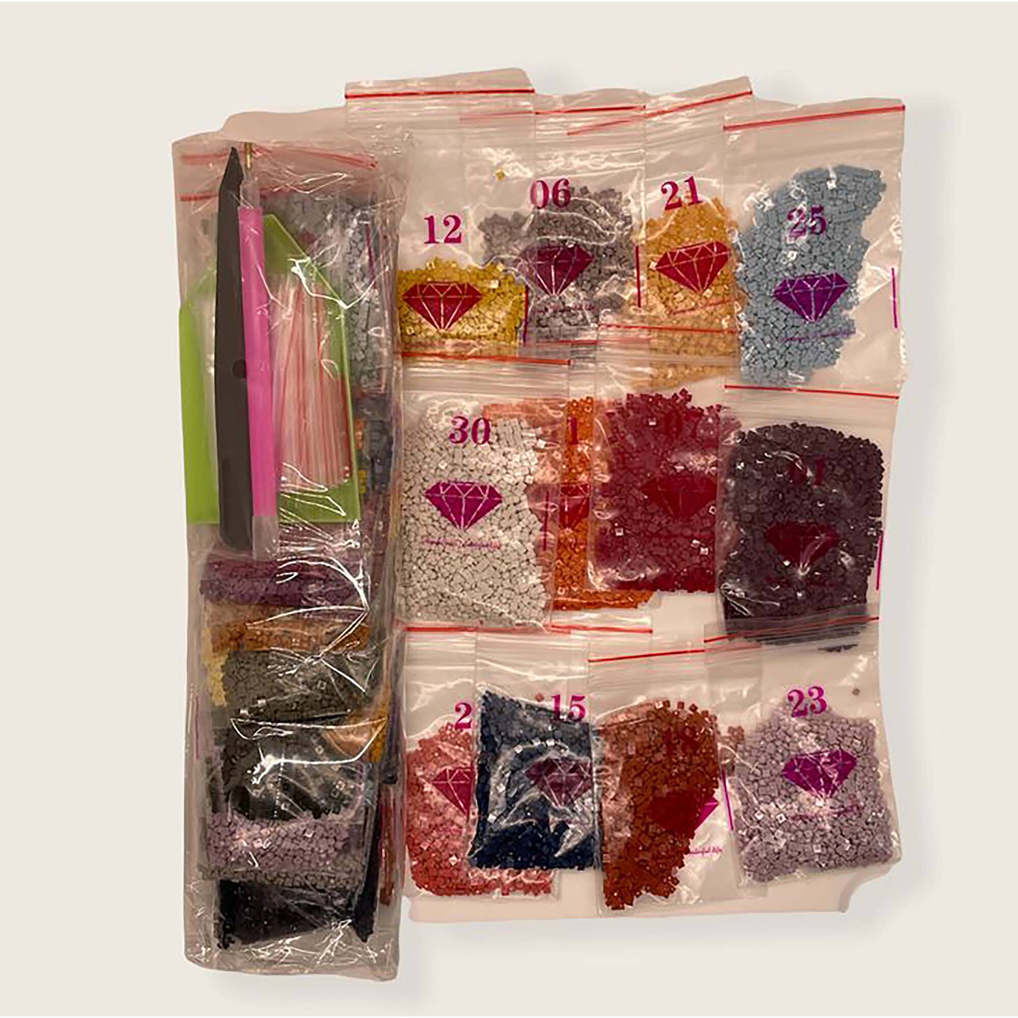 Sparkly Selections Beautiful Warrior 30cm x 40cm Diamond Painting Kit, Square Diamonds